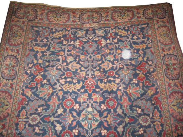 
Beshmeshed Heriz Persian circa 1920 semi antique and signed, Size: 315 x 233 (cm) 10' 4" x 7' 8"  carpet ID: P-4979
High pile, perfect condition, fine knotted and in its original  ...