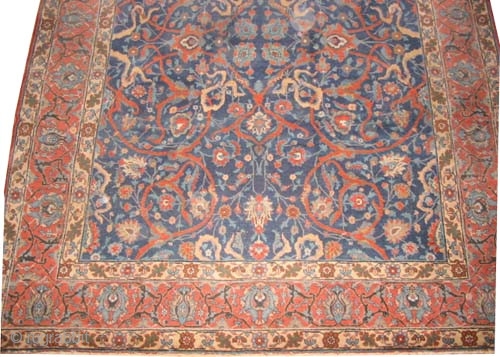Tabriz Persian circa 1920 semi antique, Size: 355 x 265 (cm) 11' 8" x 8' 8"  carpet ID: P-418
All over decorative design, good condition, fine knotted and in its original shape. 
