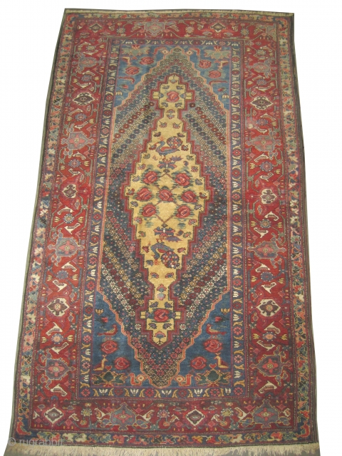 
 	

Baktiar Paradoumbe Persian knotted circa in 1925, semi antique, 225 x 130 (cm) 7' 5" x 4' 3"  carpet ID: K-4059
The knots, the warp and the weft threads are hand  ...