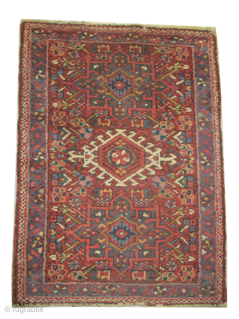 Karadja Persian, knotted circa 1935, 61 x 93 cm, ID: SSH-1
The knots are wool, in good condition, CHF 220.-

Karadja Persian, knotted circa 1930, 59 x 80 cm, ID: SSH-2
The knots are wool,  ...