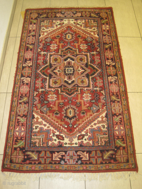 Heriz, 92 x 160 cm, thick pile, in perfect condition.                       