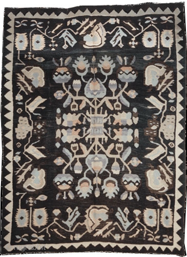 	

Art Deco Besarabien kelim circa 1920 semi antique. Collector's item, Size: 248 x 186 (cm) 8' 2" x 6' 1"  carpet ID: A-494
Good condition, hand spun 100% wool, the background color  ...