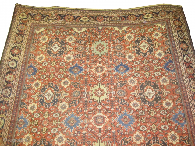 


Ziegler-Mahal Persian, knotted circa in 1895 antique, collector's item, 360 x 272 (cm) 11' 10" x 8' 11"  carpet ID: P-5722
The black knots are oxidized, allover design, the background color is  ...