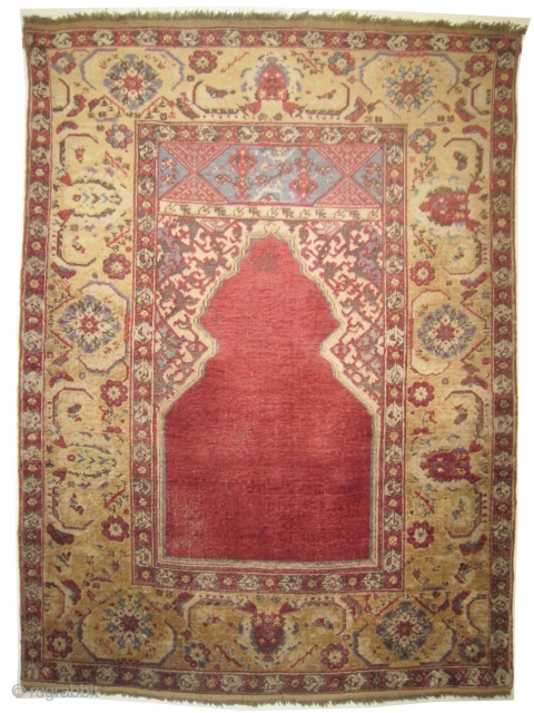 

Transylvanian / Siebengurg prayer rug, knotted circa in 1800 antique, collector's item. 153 x 115 (cm) 5'  x 3' 9"  carpet ID: K-4053
Authentic Transylvanian "Siebenburg" rug with prayer design, the  ...