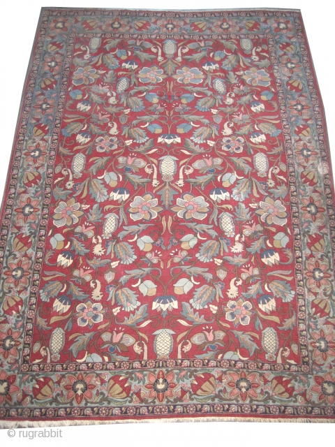 	

Qoum Persian, 303 x 213 (cm) 9' 11" x 7'  carpet ID: P-5773
Allover artistic design, surrounded with aquatic animals, nice color harmony, the knots are hand spun wool, the surrounded large  ...