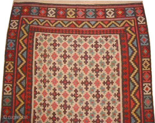 	

Bidjar kilim Persian semi antique, collector's item, Size: 396 x 154 (cm) 13'  x 5' 1" 
 carept ID: A-1246
 In good condition, minor used places to be repaired, soft, high  ...