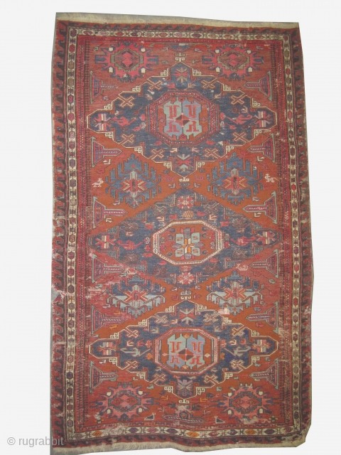 	

Soumak kelim Caucasian woven circa in 1900 antique, collector's item, 183 x 108 (cm) 5' 9" x 3' 6"  carpet ID: A-960
The Soumak kelim is from kouba-Konakent district, the black color  ...