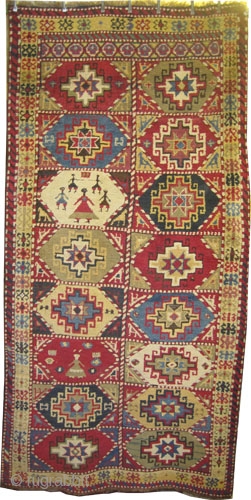 
Balikesir Anatolian circa 1880, antique. Collector's item, Size: 250 x 127 (cm) 8' 2" x 4' 2"  carpet ID: K-2475 
village rug, vegetable dyes, the black colour is oxidized, the warp  ...