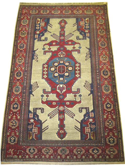 Our new website is now live at www.madayancarpets.ch, fully optimized and featuring search filters and an online shop.
Shirvan Caucasian. Dated 1927. Collectors item, 138 x 220 cm / 4'6" x 7'3" feet, ...