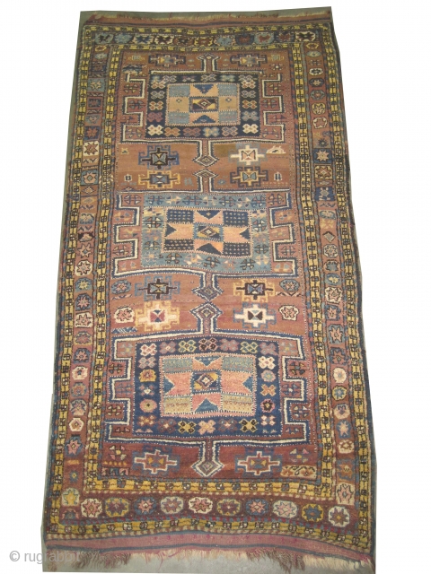	

Gutschan-Kurd Persian, knotted circa in 1915 antique. Collector's item, Size: 238 x 120 (cm) 7' 10" x 3' 11" CarpetID: K-1072
The background is cinnamon, thick pile in perfect condition, fine knotted, rare  ...