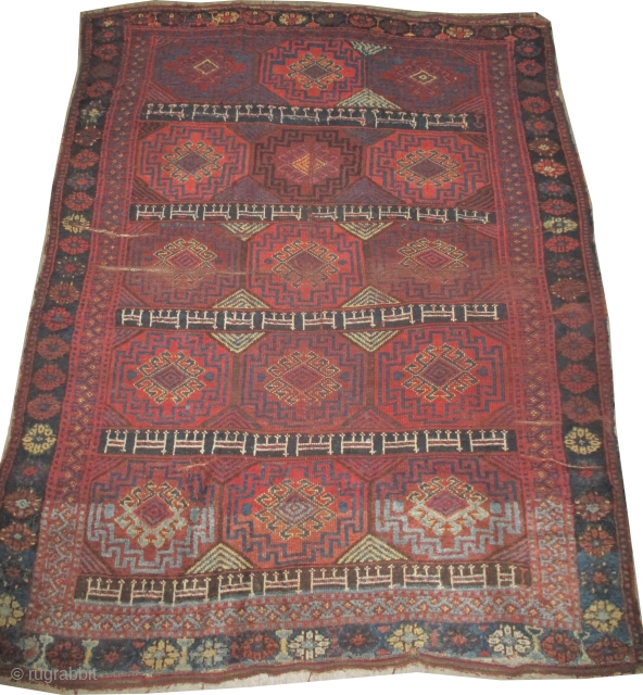 	
	

Veramin-kurd Persian knotted circa in 1890 antique, collector's item, 216 x 172 (cm) 7' 1" x 5' 8"  carpet ID: P-5981
The black knots are oxidized, rare example. The knots, the warp  ...