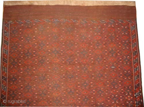 Yemouth Turkmen Kelim circa 1910. Antique Size: 307 x 191 (cm) 10' 1" x 6' 3"  carpet ID: A-1218
vegetable dyes, woven with hand spun wool and with two different techniques, the  ...