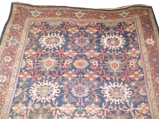 
Ziegler-Mahal Persian circa 1905 antique.  Size: 370 x 260 (cm) 12' 2" x 8' 6"  carpet ID: P-3836 
vegetable dyes, acceptable condition, the knots are hand spun lamb wool, all  ...