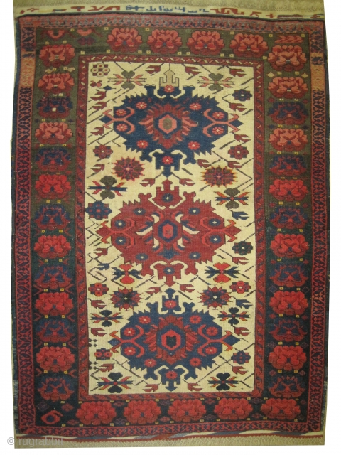 


Sejshour Caucasian, knotted circa 1900, antique, collectors item, 106 x 140 cm , ID: RS-411
The black and the brown knots are oxidized, the knots are hand spun wool, the warp and the  ...