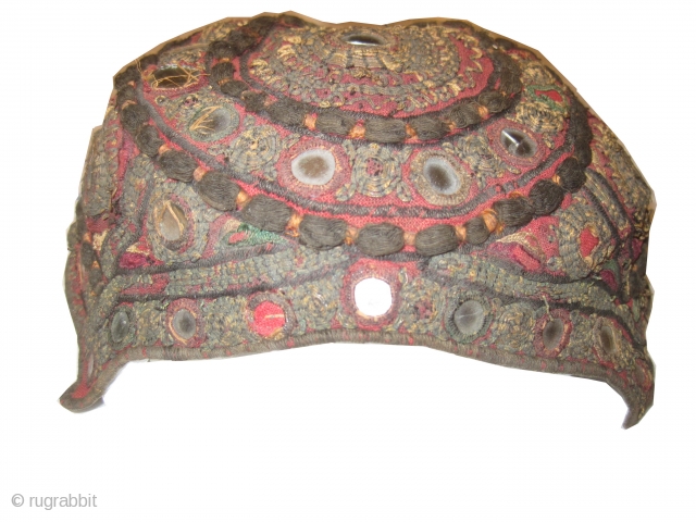 Turkmen Uzbek antique 7 hats, one for each day, embroidered and in perfect condition.                   