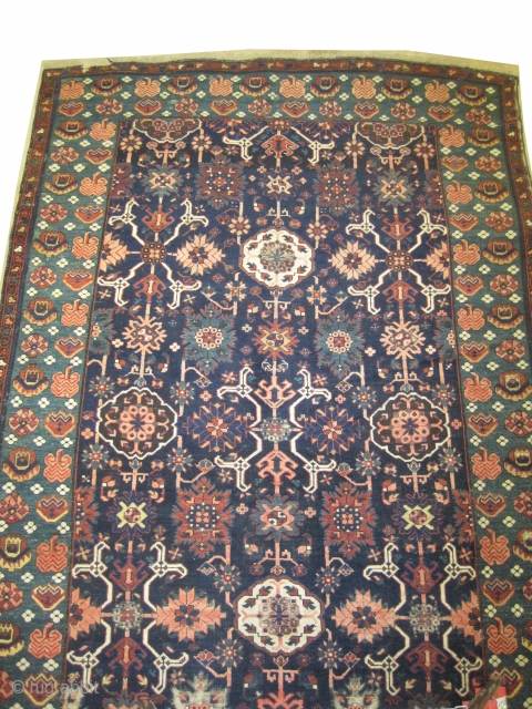 
Kouba Caucasian knotted circa in 1885 antique. Collector's item,  542 x 196 (cm) 17' 9" x 6' 5"  carpet ID: P-5879
The center design is typical Kouba Karagashli, the black color  ...