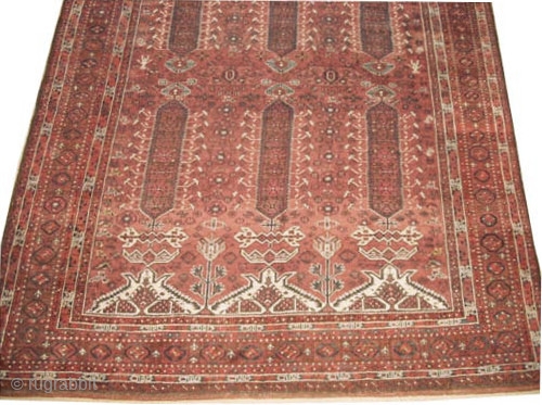 
	

Belutch Persian knotted circa in 1922 semi antique, 418 x 230 (cm) 13' 8" x 7' 6" rare size, carpet ID: P-369
The black knots are oxidized, the knots are hand spun lamb  ...