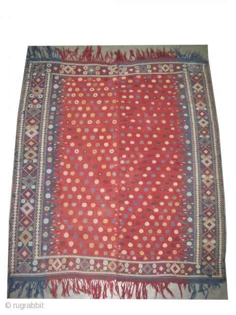 

	

Vernneh Caucasian, woven circa in 1880 antique, collector's item,  197 x 177 (cm) 6' 6" x 5' 10"  carpet ID: A-490
The black color is oxidized, woven with hand spun wool  ...