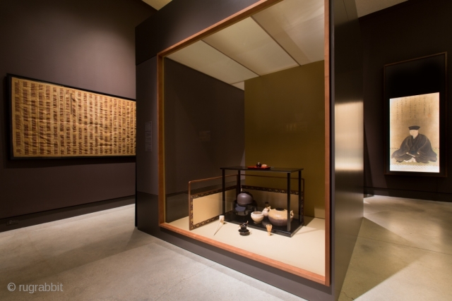 Exhibited at the Norton Museum of Art in West Palm Beach in 2013, this rare c1800 Japanese kesa for a high ranking Buddhist priest, 42 x 80 inches (107 x 152 cm).  ...
