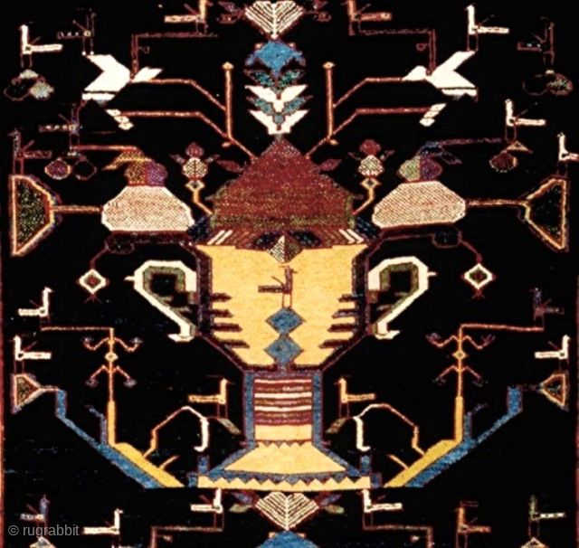 If you wisely invest in beauty, it will remain with you the rest of your life."
-- Frank Lloyd Wright, Art, Craft & Architecture
Dramatic antique rug, approx. 7.3 X 114 feet, Southwest Persia, ...