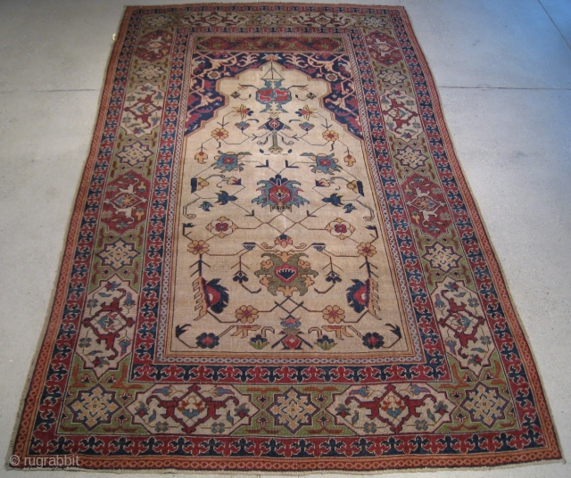 "Transylvanian" Prayer Rug attributed to Tuduc, Early 20th Century, 7' 2" x 4' 5"                   