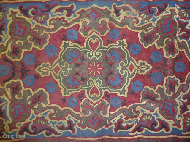 Another Idunnowhatitis, applique work, very decorative, nice colours, probably something ottoman related, Dolmabahce period                   