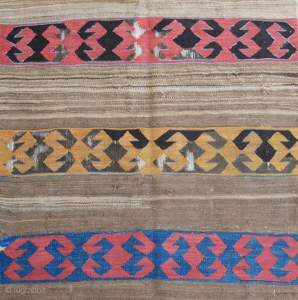 Early Anatolian Kilim Fragment,75x270cm.                             