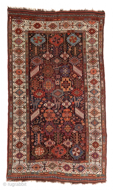 Gashgai Shekarlu Rug, Persia, Ca. 1875, 5'0'' x 8'9'' (152 x 267 cm). Weight: 15 lbs. Material: wool pile, wool warp, wool weft.  Private New York collection.  Estimate: $1500-2500 Starting  ...