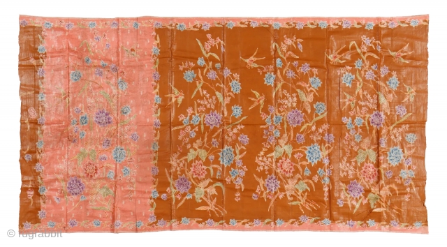 Fine Tulis Batik Signed E. V. Zuylen, Pekalongan, Indonesia, Late 19th/20th C. Lot 647 in Material Culture's "ACROSS TIME AND CULTURE | ETHNOGRAPHIC, ANCIENT, ASIAN  & TEXTILE ARTS" Auction. Starting Bid;  ...