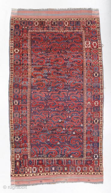 Beshir Cloudband Main Rug, Middle Amu Darya, Early/Mid 19th C., 5'4'' x 10'4'' (163 x 315 cm). Estimate: $5000-$7,000, Starting Bid: $2500. Lot 69 at Material Culture’s RUSSELL S. FLING COLLECTION |  ...