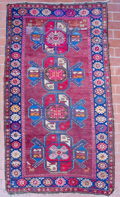 Karabagh, area Chelabi, good condition, nice colors. size m. 2.44 x m. 1.33 p.o.r                   