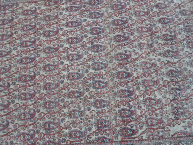 Antique Isfahan botteh (Maybe a Teheran) fair condition.
193 x 137 are the measurements. All original, this carpet
has not been restored. 
More info and photos on request.
VENDUTO !
THANKS a lot!  SOLD   ...