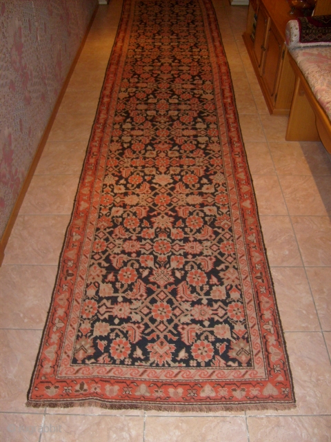 473 x 93 cm
Oriental carpet antique  KARABAGH in very good condition.
Other info or photos on request.
WARM REGARDS   from COMO !          