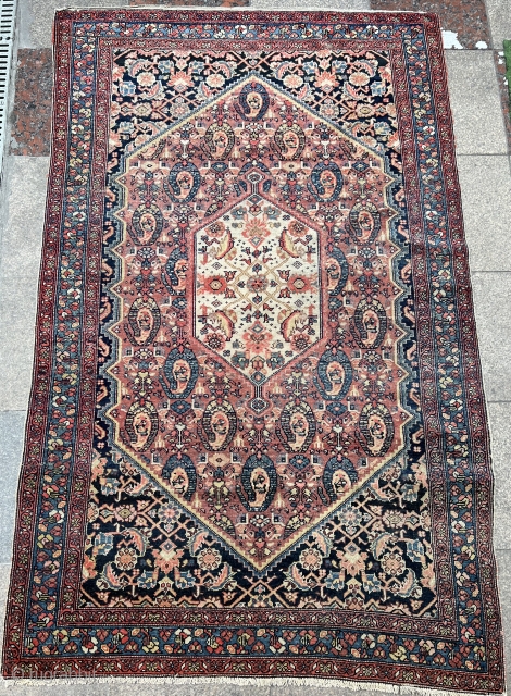 Old Malayer rug with beautiful soft colors 
Size: 205x128cm available                       