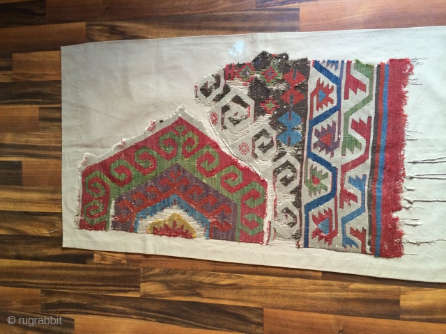 Konya hotmış kilim fragment size101x57
                            