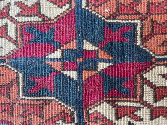 Last quarter of 19 th century Tekke rug...190x110 cm..Needs wash..                       
