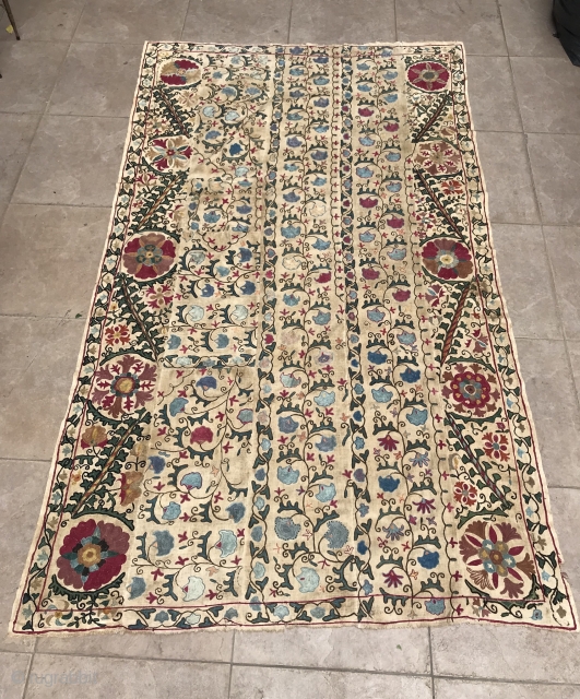 Antique 19.th century uzbek bukhara Suzani 

Size : 225 cm x 130 cm

Fast shipping worldwide 

Thank you visiting for my shop :)           