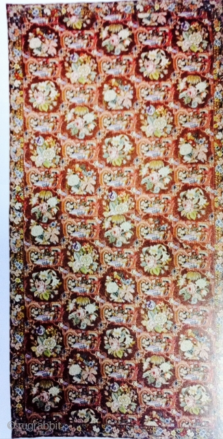 English Needlepoint(gross point)
14'x30'
Very neat and clean
Custom made by Doris Leslie Blau
provenance:Robert Wood Johnson IV                   
