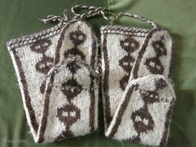Angora wool socks. Great condition. Size: 46 cm long (18").                       