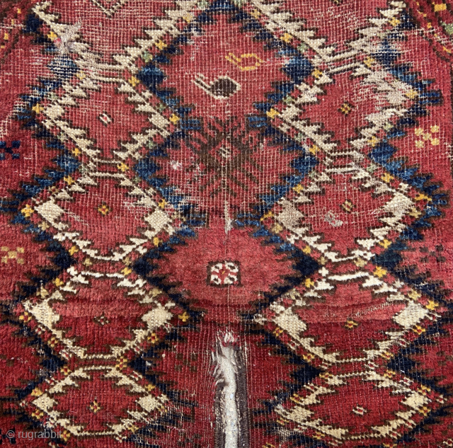 Central Asian Uzbek Saddlecover/Saddle rug - early spring sale price - $350 includes US domestic shipping - ask a quote for International if interested - yorukrugs@gmail.com       