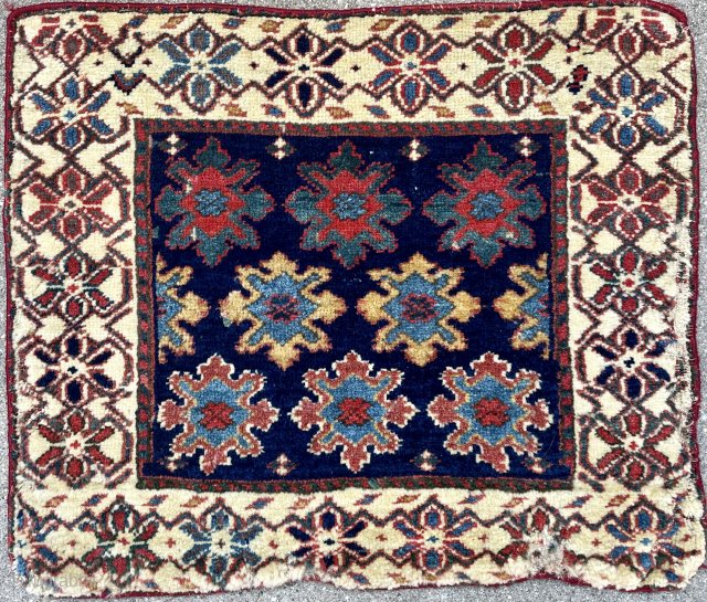 Transcaucasian Bagface _ 19th century - 25" x 21' - 63 x 53 cm. email mete@yorukruggallery.com                 