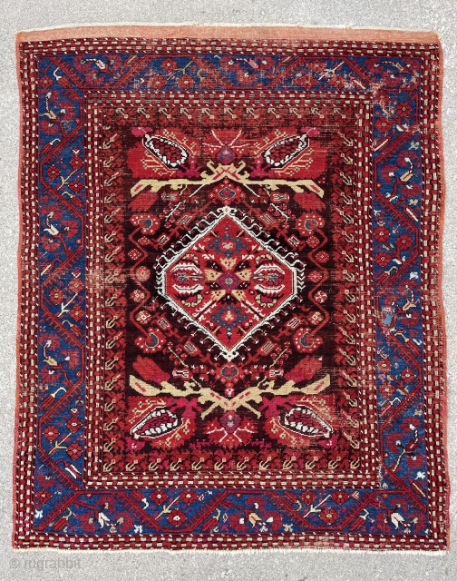 West Anatolian Kula Rug - 4'6 x 5'7 - 140 x 174 cm - please e-mail yorukrugs@gmail.com for details              