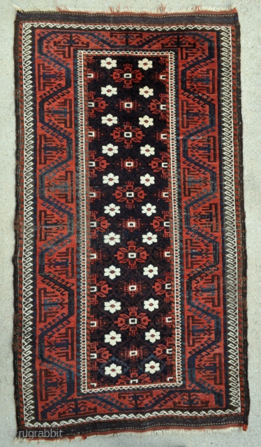 Mina Khani Baluch rug - 3'4 x 6'3 - 102 x 190 cm.                    