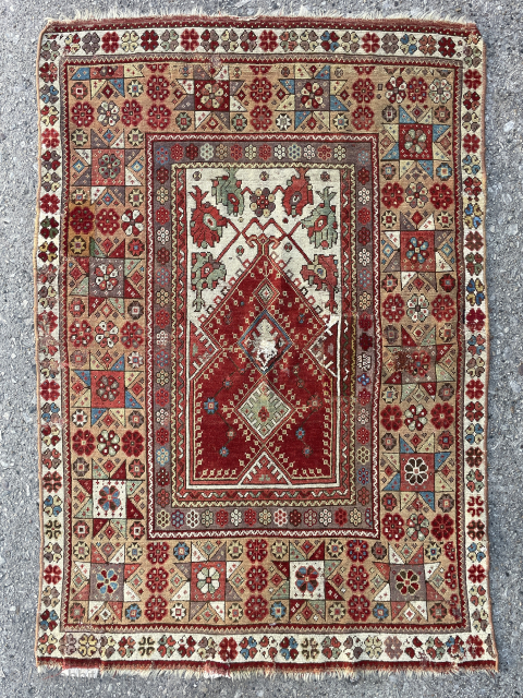 Early Milas Anatolian Rug - mete@yorukruggallery.com                           