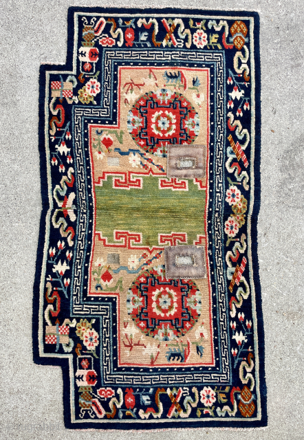 Tibetan Saddle Rug - more pictures available on request - email mete@yorukruggallery.com                     