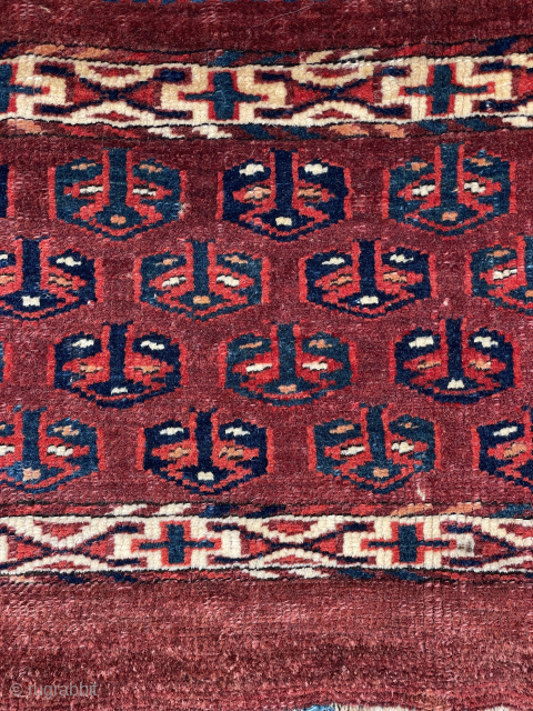 Yomud Turkmen Mafrash Torba - 25" x 12" - 63 x 30 cm - email yorukrugs@gmail.com                 