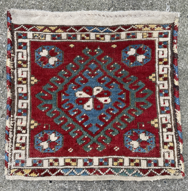 West Anatolian Bag/Heybe complete with kilim back - extra pictures and details email mete@yorukruggallery.com                   