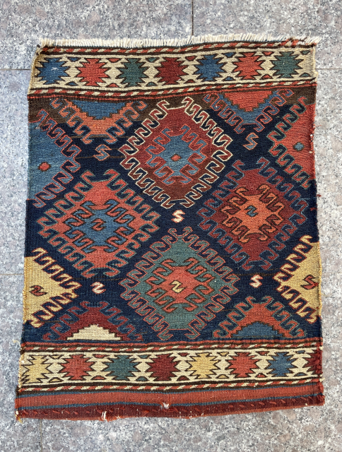 Shahsavan Soumak Mafrash Panel - email yorukrugs@gmail.com for details and extra pictures                     