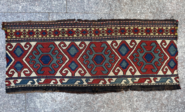 Shahsavan Soumak Graphic Panel - for extra pictures and details email yorukrugs@gmail.com