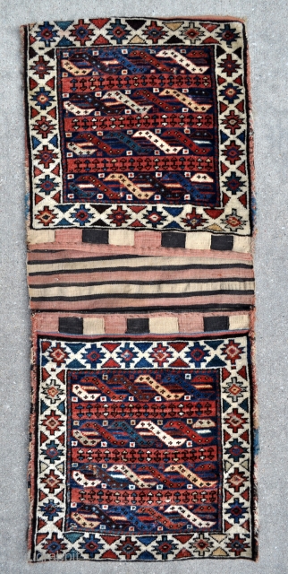 Northwest Persian Shahsavan Saddle bags - 21" x 51" - 54 x 130 cm.                   